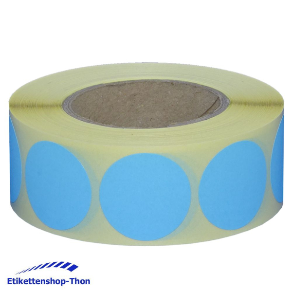 Markierungspunkte - Durchmesser 30 mm - 1000 Stück - Blau